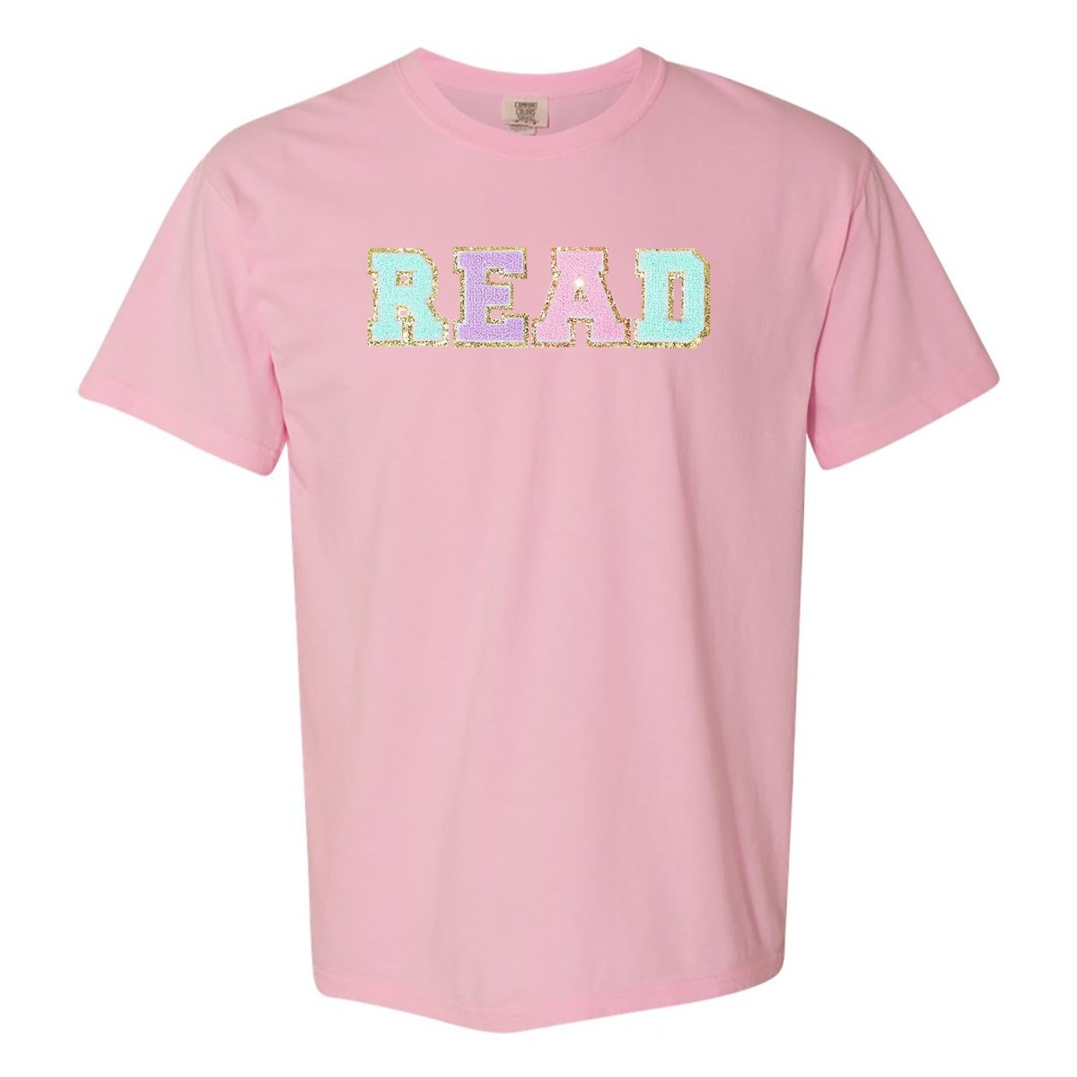 Read Letter Patch Comfort Colors T - Shirt - United Monograms
