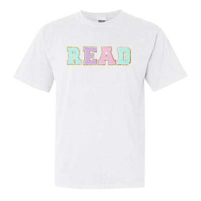 Read Letter Patch Comfort Colors T - Shirt - United Monograms