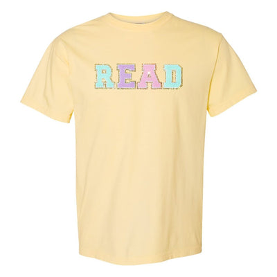 Read Letter Patch Comfort Colors T - Shirt - United Monograms