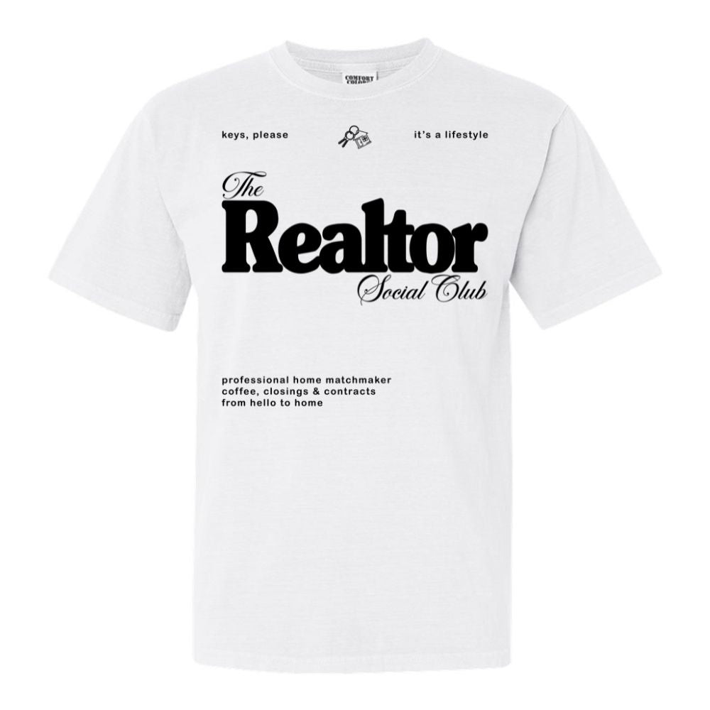 'Realtor Social Club' T-Shirt - United Monograms