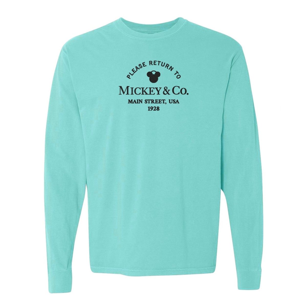 'Return To Mickey & Co.' Embroidered Long Sleeve T - Shirt - United Monograms