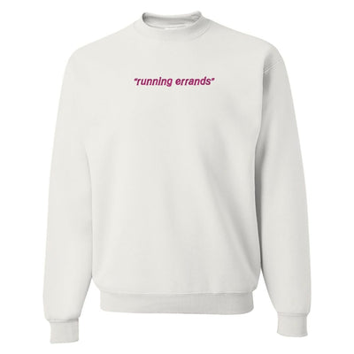 'Running Errands' Crewneck Sweatshirt - United Monograms
