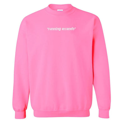 'Running Errands' Crewneck Sweatshirt - United Monograms