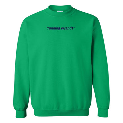 'Running Errands' Crewneck Sweatshirt - United Monograms