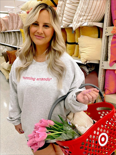 'Running Errands' Crewneck Sweatshirt - United Monograms