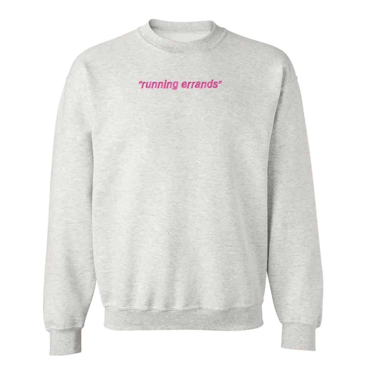 'Running Errands' Crewneck Sweatshirt - United Monograms