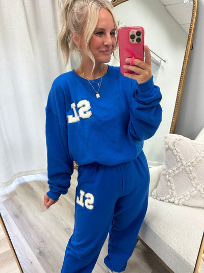 Second Edition Initialed Letter Patch Sweat Set - United Monograms