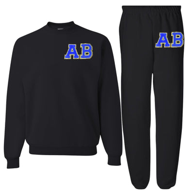 Second Edition Initialed Letter Patch Sweat Set - United Monograms