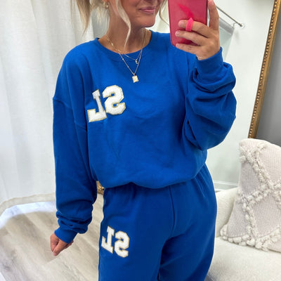 Second Edition Initialed Letter Patch Sweat Set - United Monograms