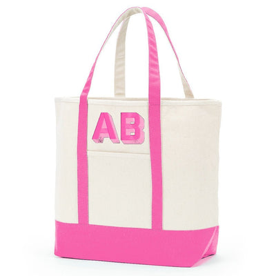 Shadow Block Canvas Tote Bag - United Monograms