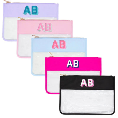 Shadow Block Clear Pouch - United Monograms