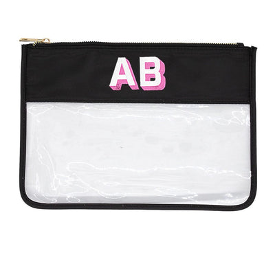 Shadow Block Clear Pouch - United Monograms