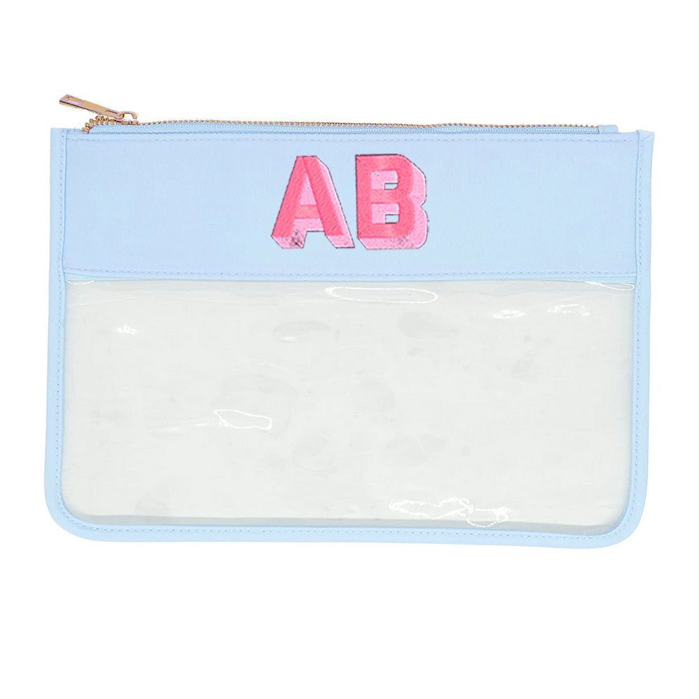 Shadow Block Clear Pouch - United Monograms