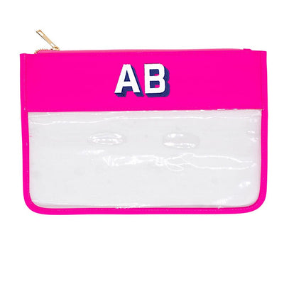 Shadow Block Clear Pouch - United Monograms