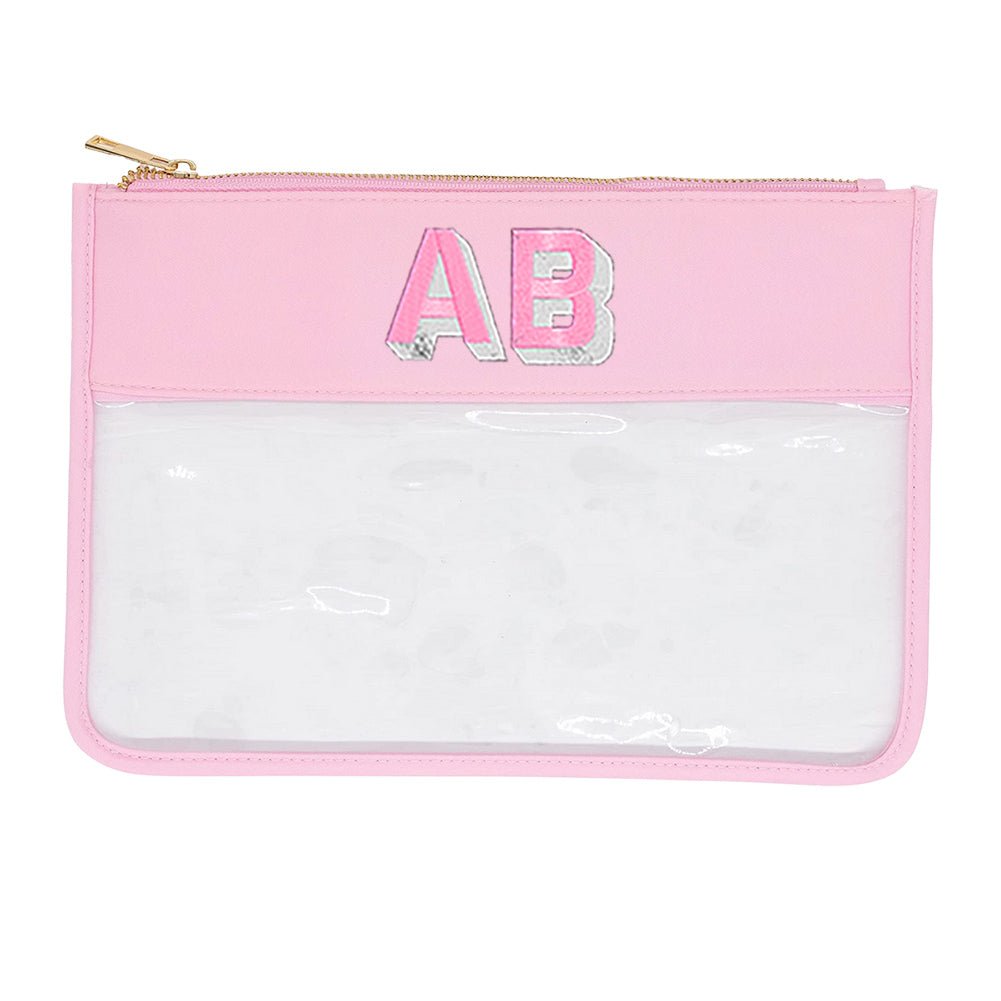 Shadow Block Clear Pouch - United Monograms