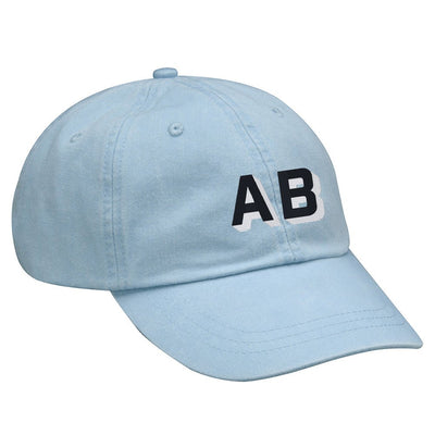 Shadow Block Letters Baseball Hat - United Monograms