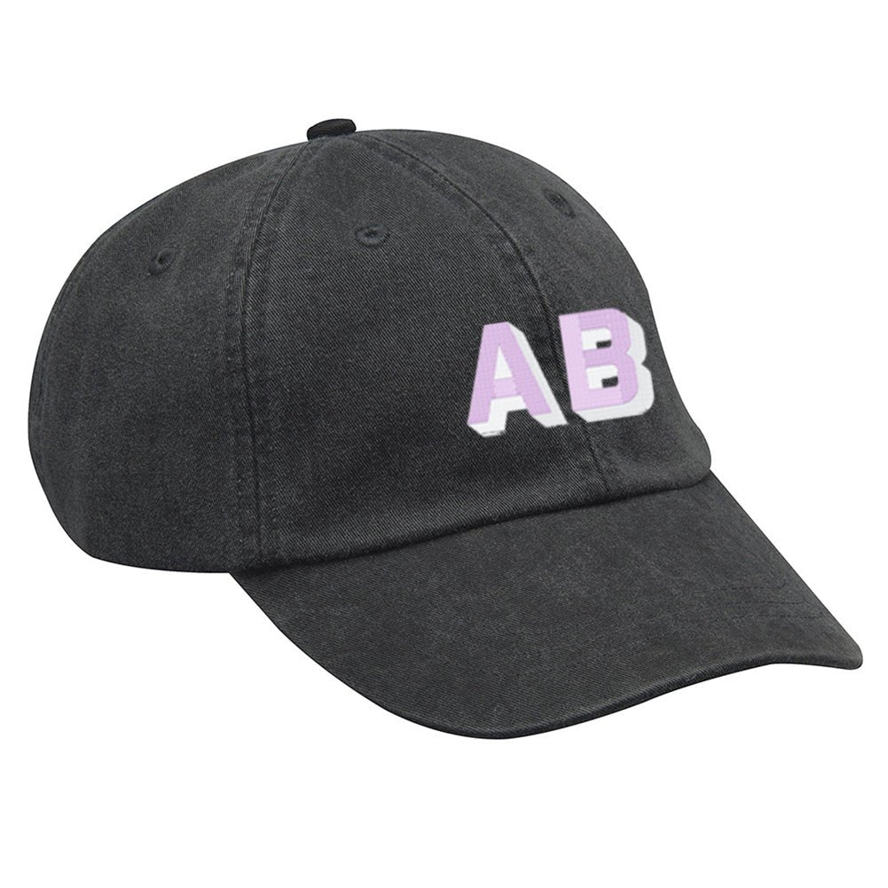 Shadow Block Letters Baseball Hat - United Monograms