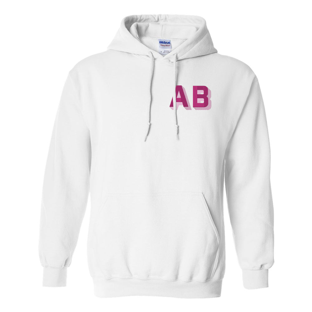 Shadow Block Letters Hoodie - United Monograms