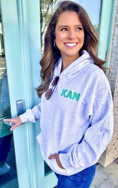Shadow Block Letters Hoodie - United Monograms