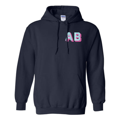 Shadow Block Letters Hoodie - United Monograms