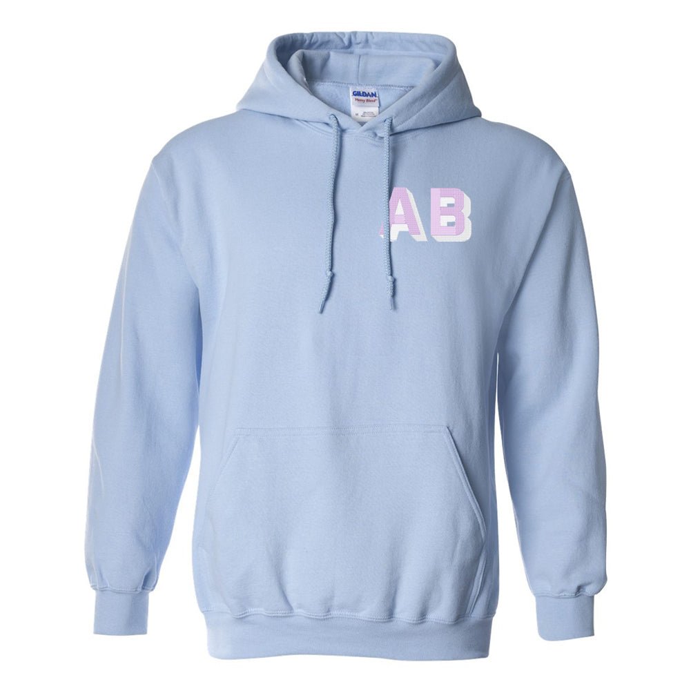 Shadow Block Letters Hoodie - United Monograms