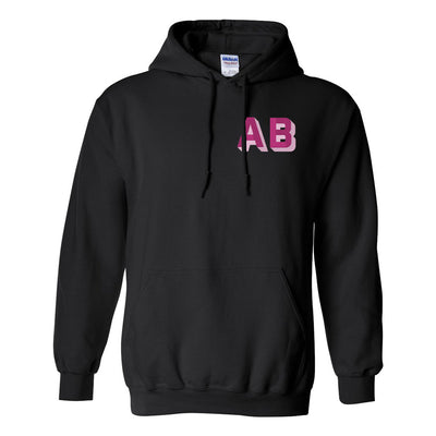 Shadow Block Letters Hoodie - United Monograms