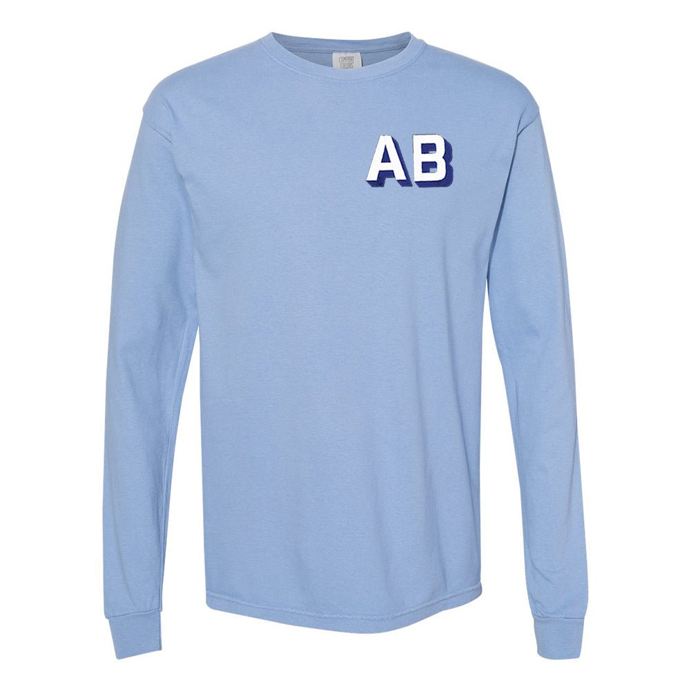 Shadow Block Long Sleeve T - Shirt - United Monograms