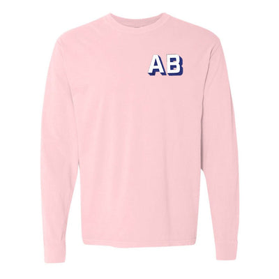 Shadow Block Long Sleeve T - Shirt - United Monograms