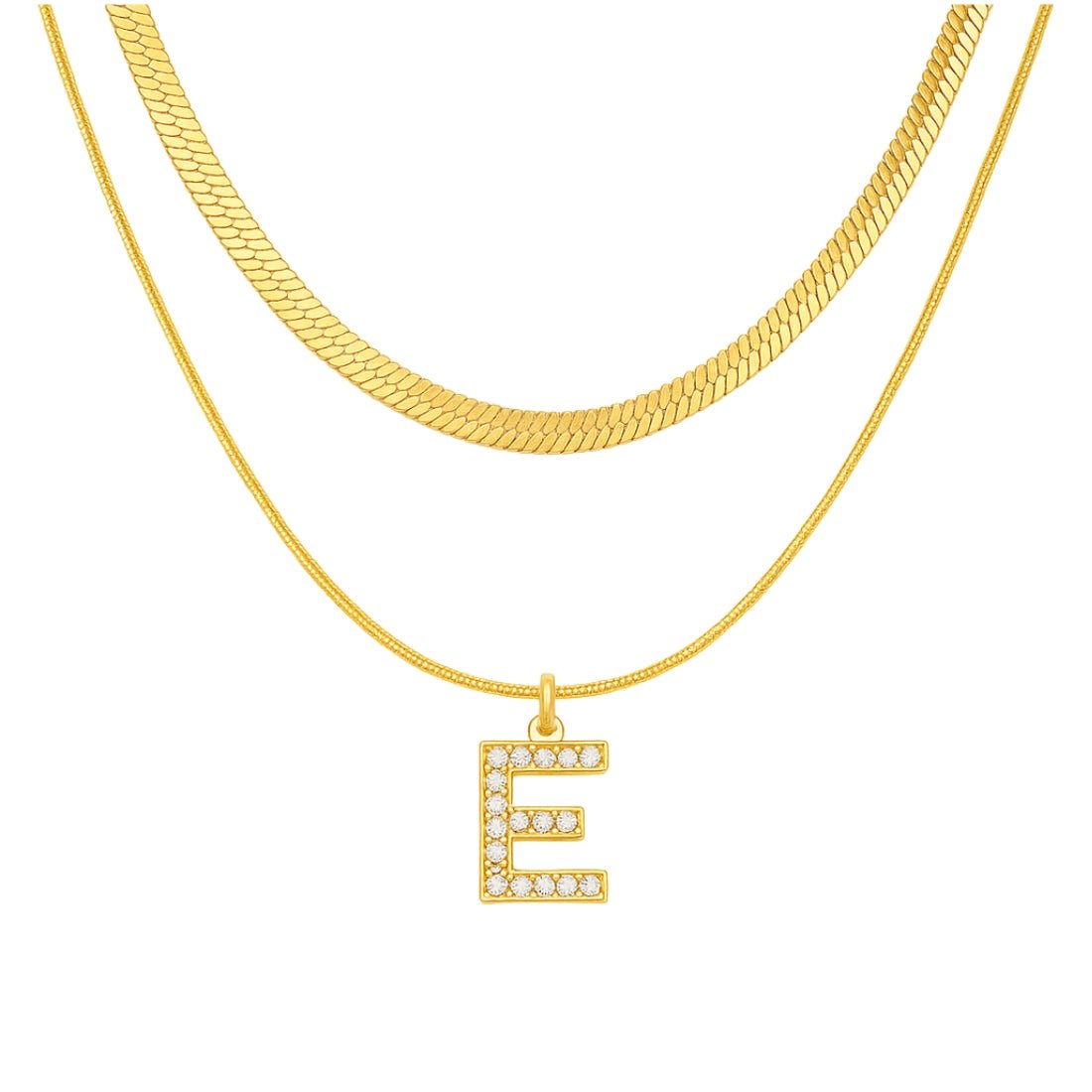 Single Initial ‘Effortless Sparkle’ Necklace - United Monograms