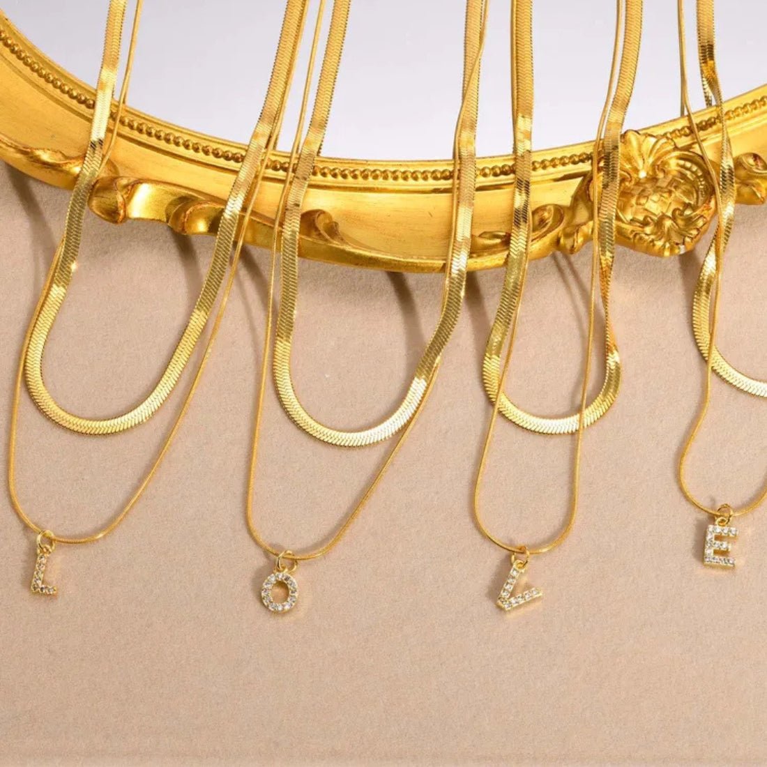 Single Initial ‘Effortless Sparkle’ Necklace - United Monograms