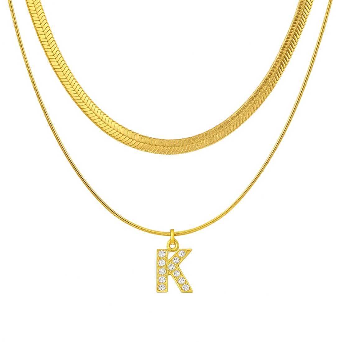 Single Initial ‘Effortless Sparkle’ Necklace - United Monograms