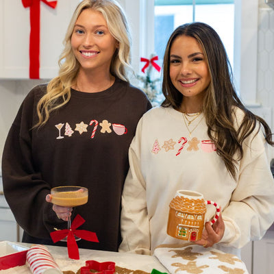 ‘Sips & Sweet Delights’ Crewneck Sweatshirt - United Monograms