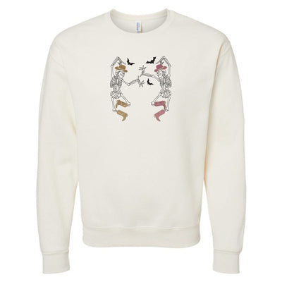 'Skeleton Cowgirls' Embroidered Crewneck Sweatshirt - United Monograms