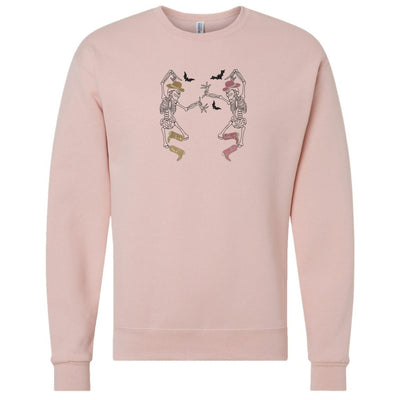 'Skeleton Cowgirls' Embroidered Crewneck Sweatshirt - United Monograms
