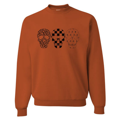 'Skulls' Crewneck Sweatshirt - United Monograms