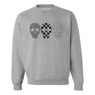 'Skulls' Crewneck Sweatshirt - United Monograms
