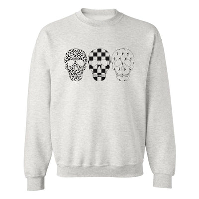 'Skulls' Crewneck Sweatshirt - United Monograms
