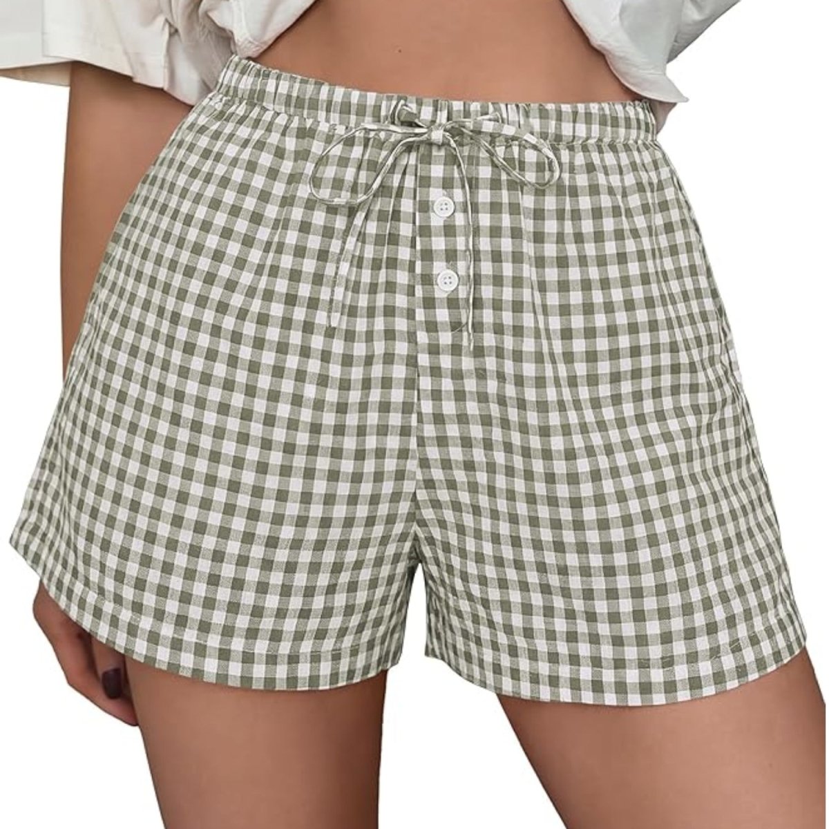 'Slow Sundayzy' Gingham Boxers – United Monograms