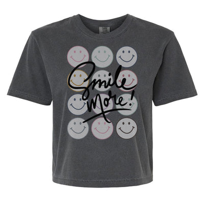 'Smile More' Boxy T - Shirt - United Monograms