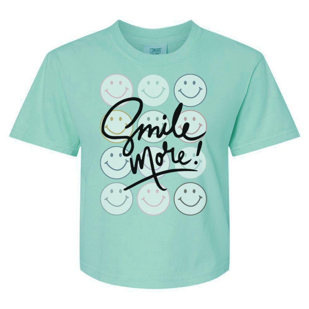 'Smile More' Boxy T - Shirt - United Monograms