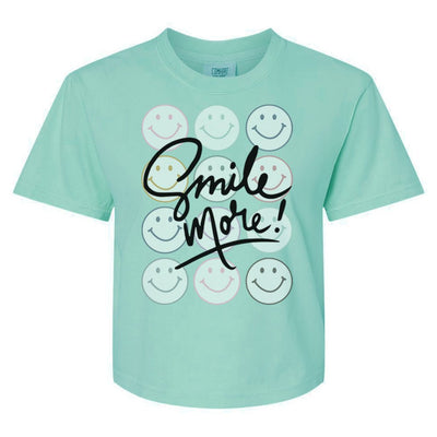 'Smile More' Boxy T - Shirt - United Monograms