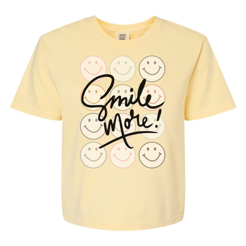 'Smile More' Boxy T - Shirt - United Monograms