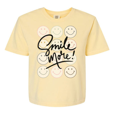 'Smile More' Boxy T - Shirt - United Monograms