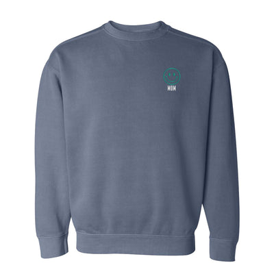 'Smiley Face' Comfort Colors Sweatshirt - United Monograms