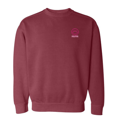 'Smiley Face' Comfort Colors Sweatshirt - United Monograms