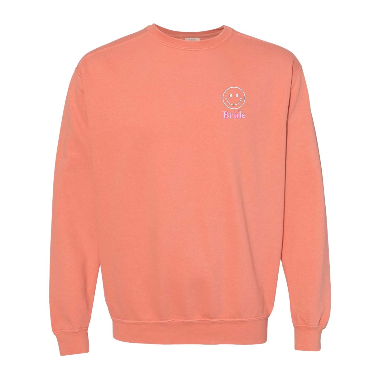 'Smiley Face' Comfort Colors Sweatshirt - United Monograms