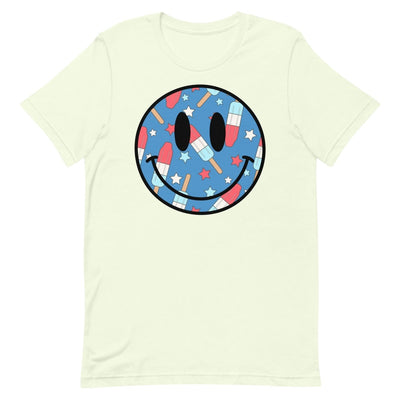 'Smiley Face Firecracker Popsicle' Premium Tee - United Monograms