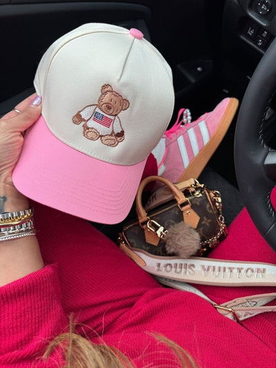 'Star Spangled Teddy' Trucker Hat - United Monograms