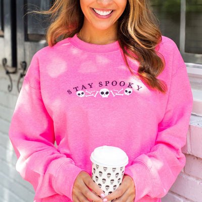 'Stay Spooky' Crewneck Sweatshirt - United Monograms