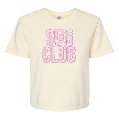 'Sun Club' Boxy T - Shirt - United Monograms